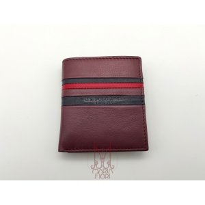 U.S. POLO Assn PORTAFOGLIO VERTICAL CON P/MON BORDEAUX