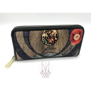 Gattinoni - Portafoglio Maya Zip Large Planetarium Classic