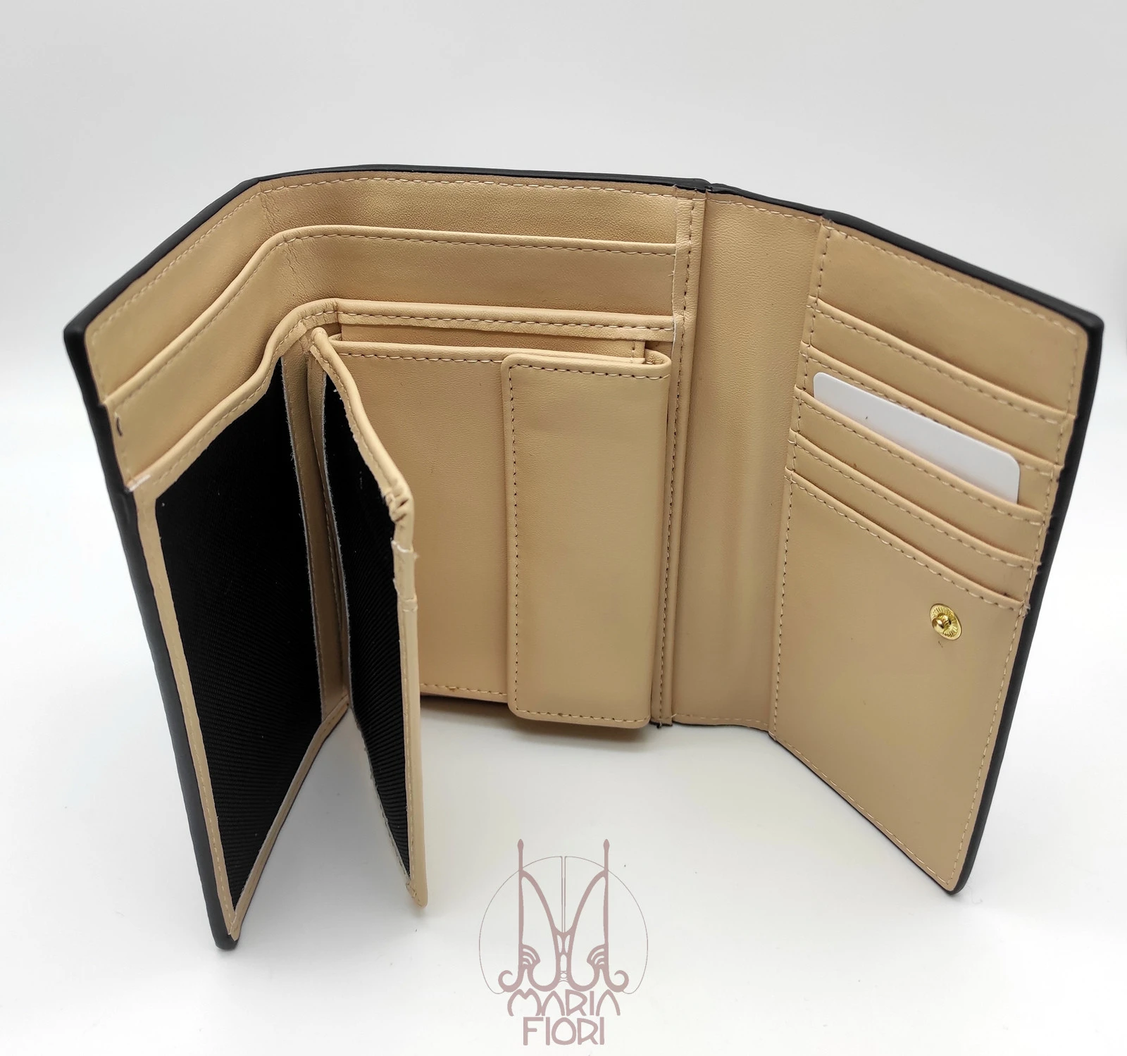 Gattinoni - Portafoglio medio con flap Planetarium W.color Beige - immagine 2