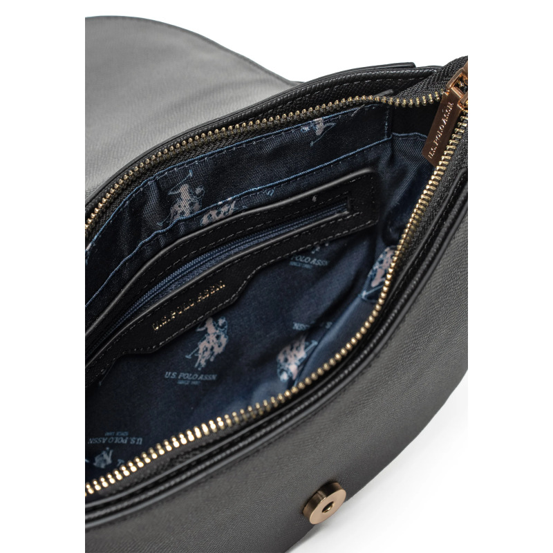 U.S. POLO Borsa a tracolla Jones Flap - Nero - immagine 3