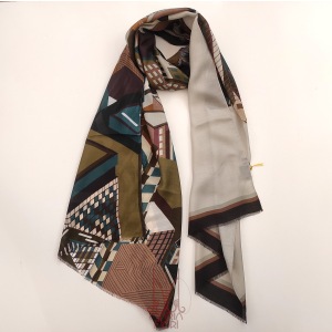 Barbieri - Stola Modal e Cashmere 60x200 - City Beige Multi