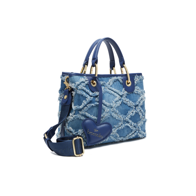 Braccialini Borsa a mano Beth Jeans - Blu - immagine 2