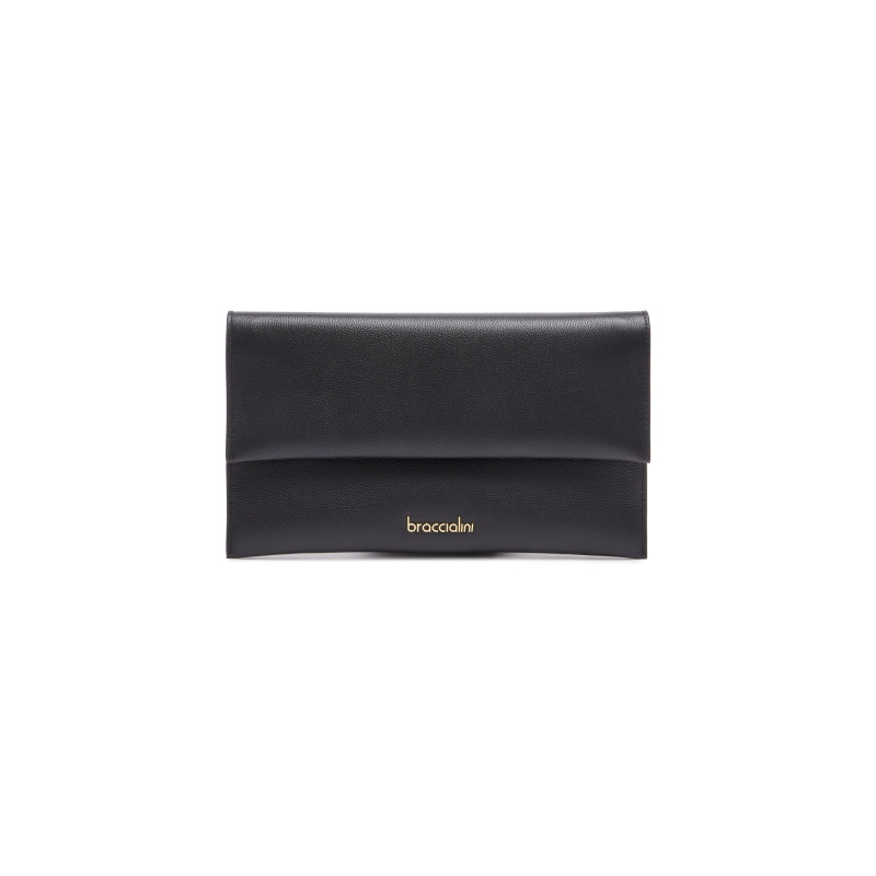 Braccialini Borsa a tracolla bustina Jinny Leather - Nero