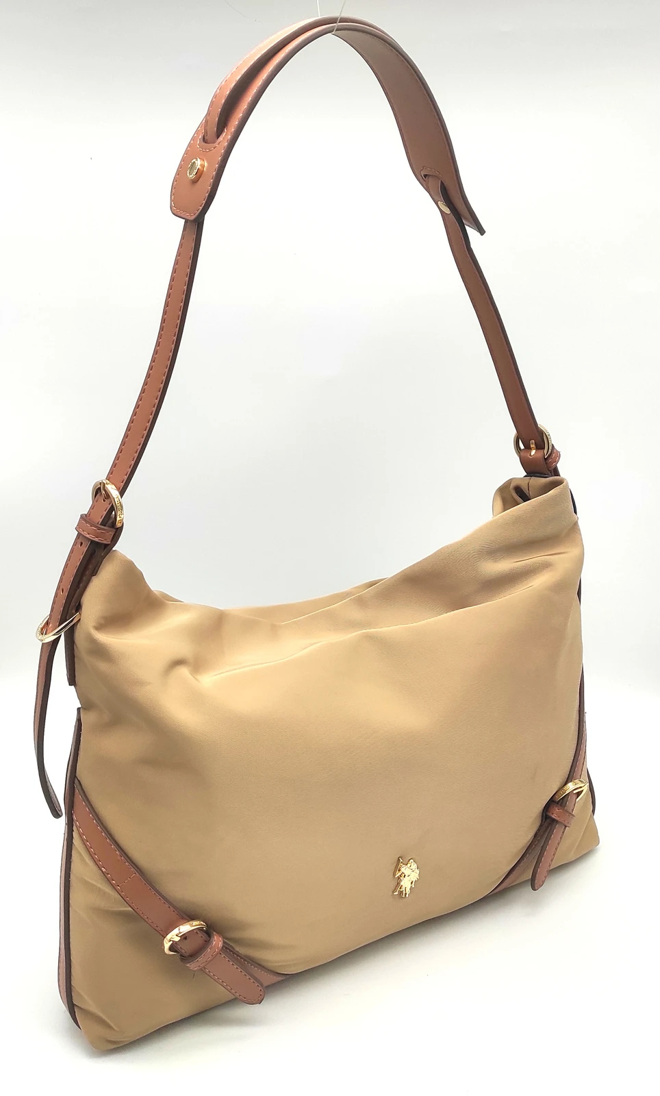 U.S. POLO Borsa Horizontal Hobo Houston - Beige