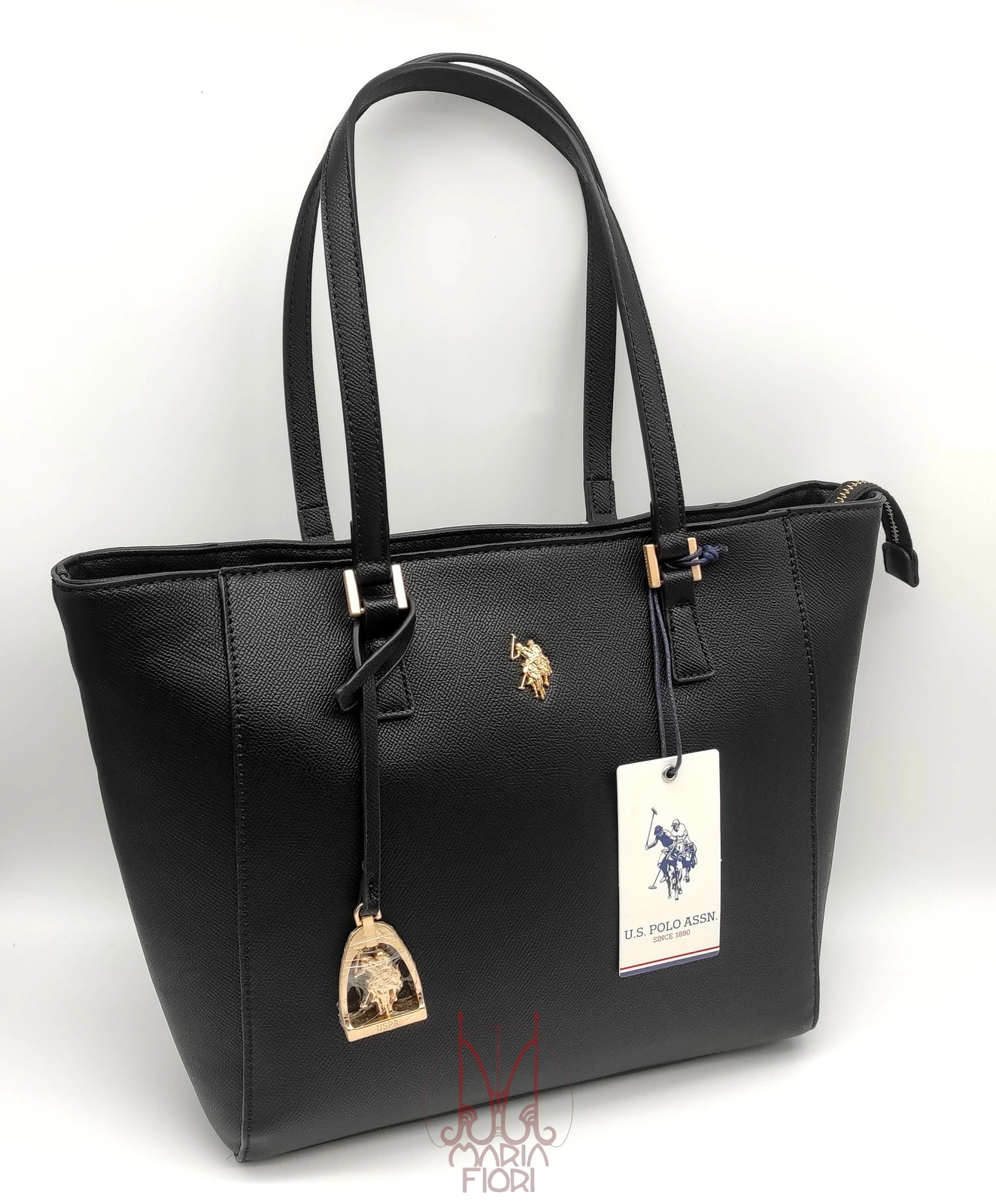 U.S. POLO Borsa Shopping Jones - Nero