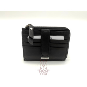 U.S. POLO Assn Porta carte con zip Utah - Nero