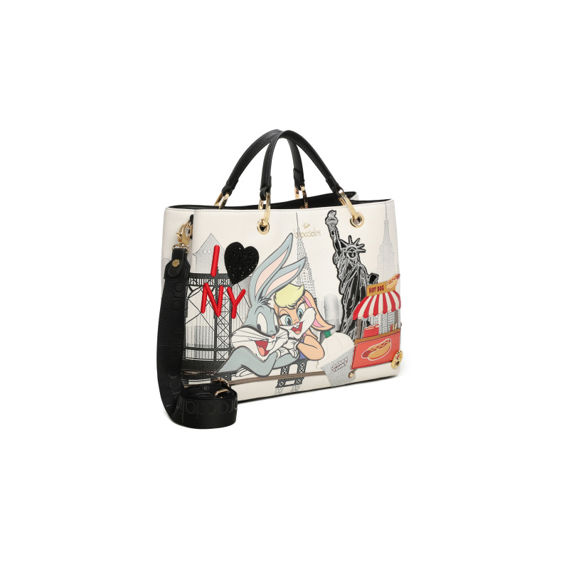 Braccialini Tua Borsa Cartoline Looney Tunes New York - immagine 2