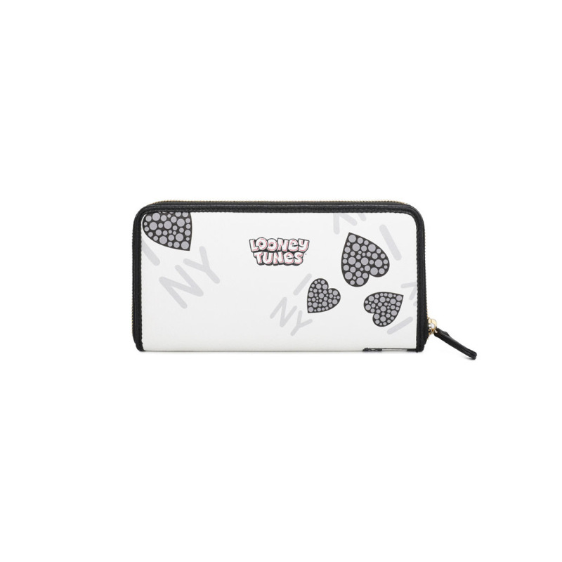Braccialini Tua Portafoglio Zip Around Cartoline Looney Tunes NY - immagine 3