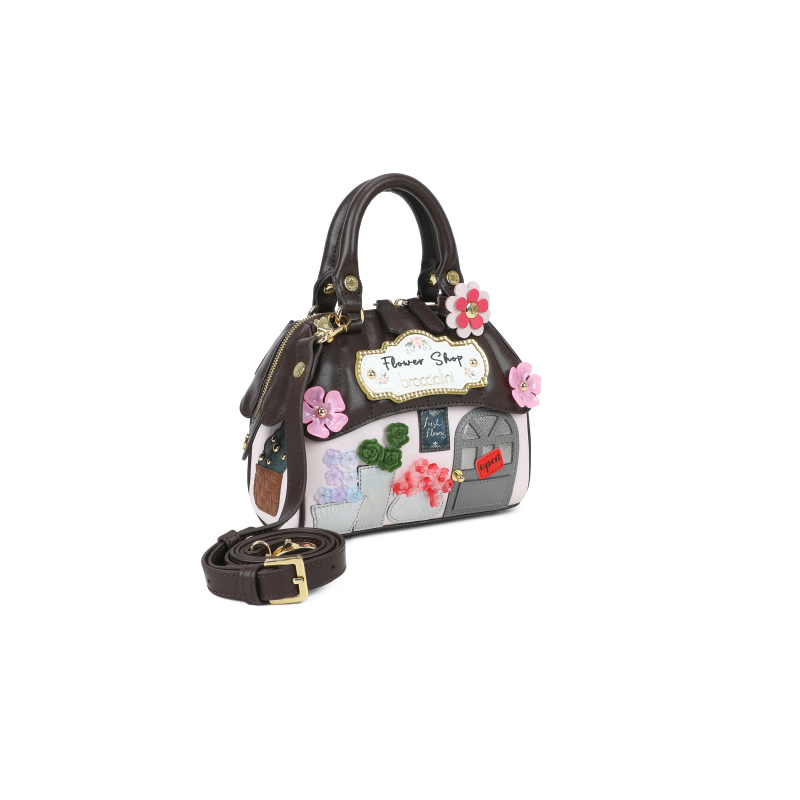 Braccialini Borsa a mano Shape pelle - Flower Shop - immagine 2