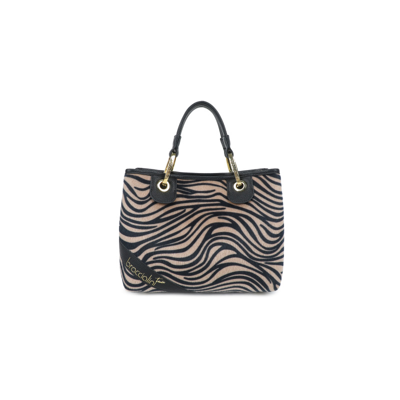 Braccialini Tua Borsa a mano Beth Animalier - Zebra
