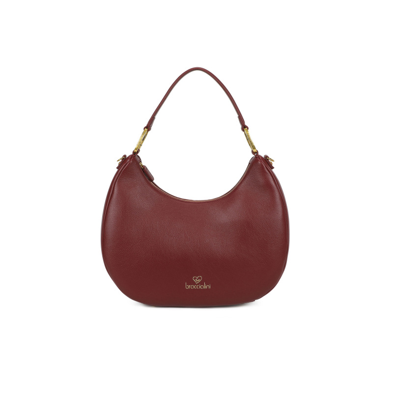 Braccialini Borsa Hobo a spalla Amy - Bordeaux
