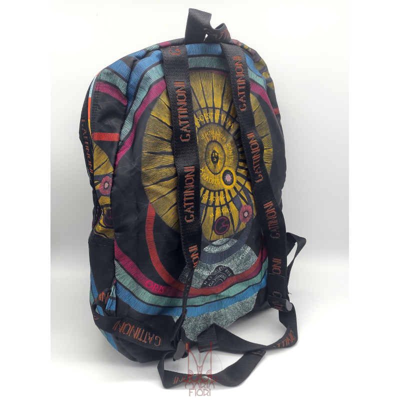 Gattinoni - Easy Chic Zaino pieghevole L Tessuto Tecnico Planetarium Black - immagine 2