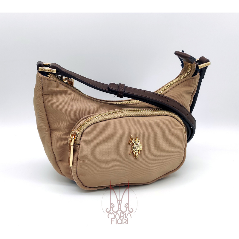 U.S. POLO Borsa Hobo Houston - Warm Taupe