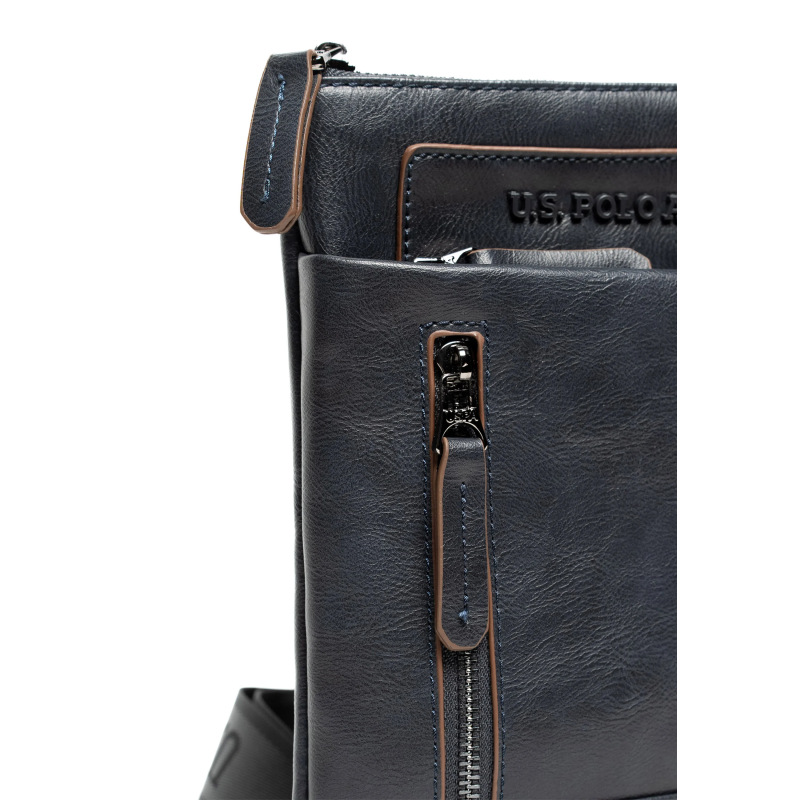 U.S. POLO Borsello Uomo Cambridge S Flat Navy Blue - immagine 4