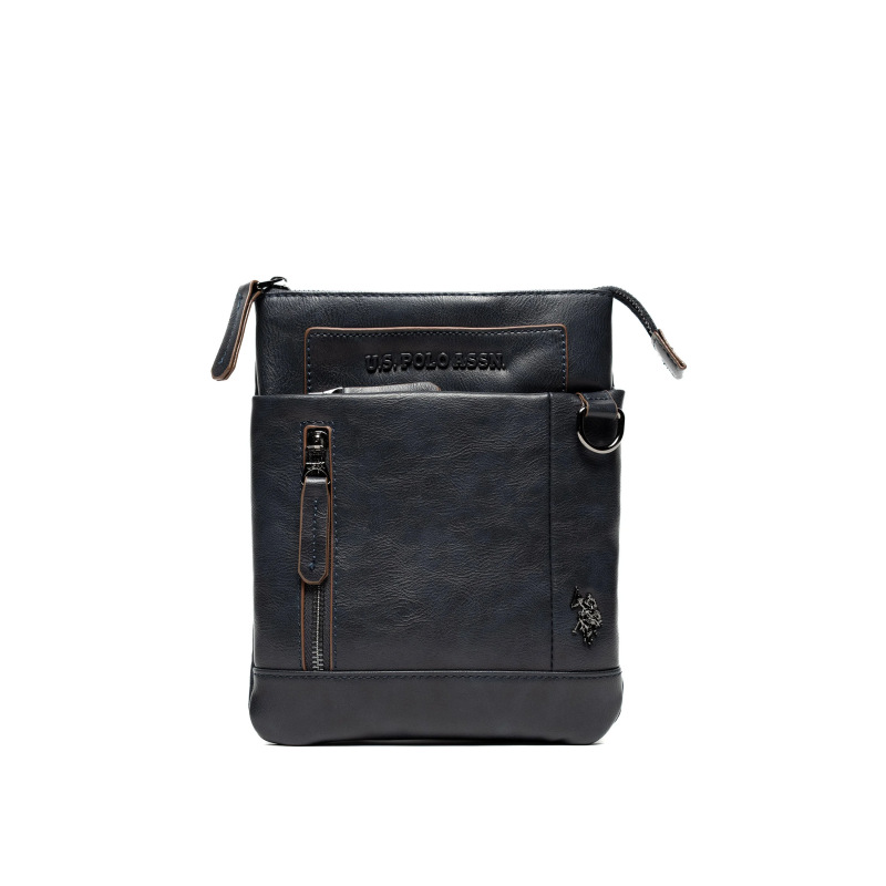 U.S. POLO Borsello Uomo Cambridge S Flat Navy Blue
