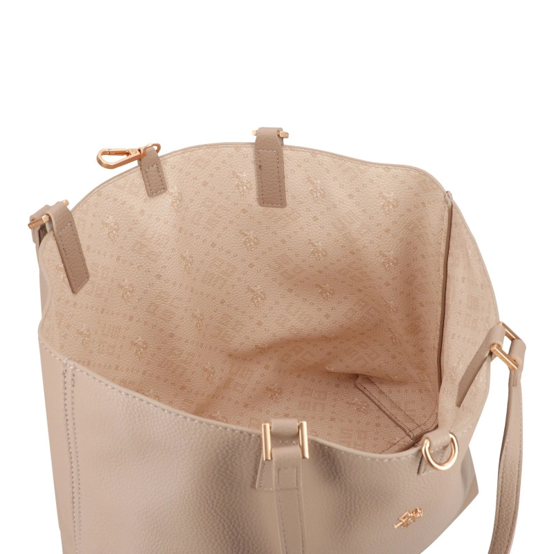 U.S. POLO Borsa Shopping Malibu M Reversibile 3 in 1 - Irish Cream - immagine 2
