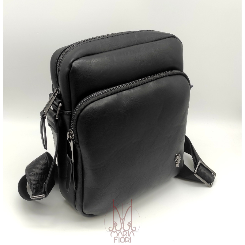 U.S. POLO Assn Borsello Uomo Free Spirit Vertical Crossbody - Nero - immagine 3