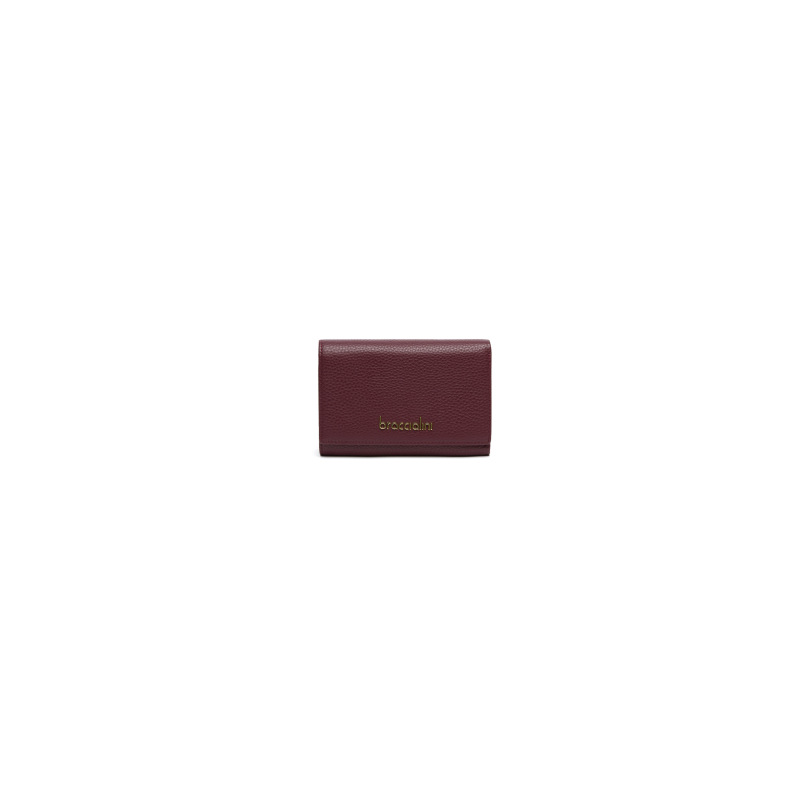 Braccialini Portafoglio Medio in Pelle Basic Bordeaux