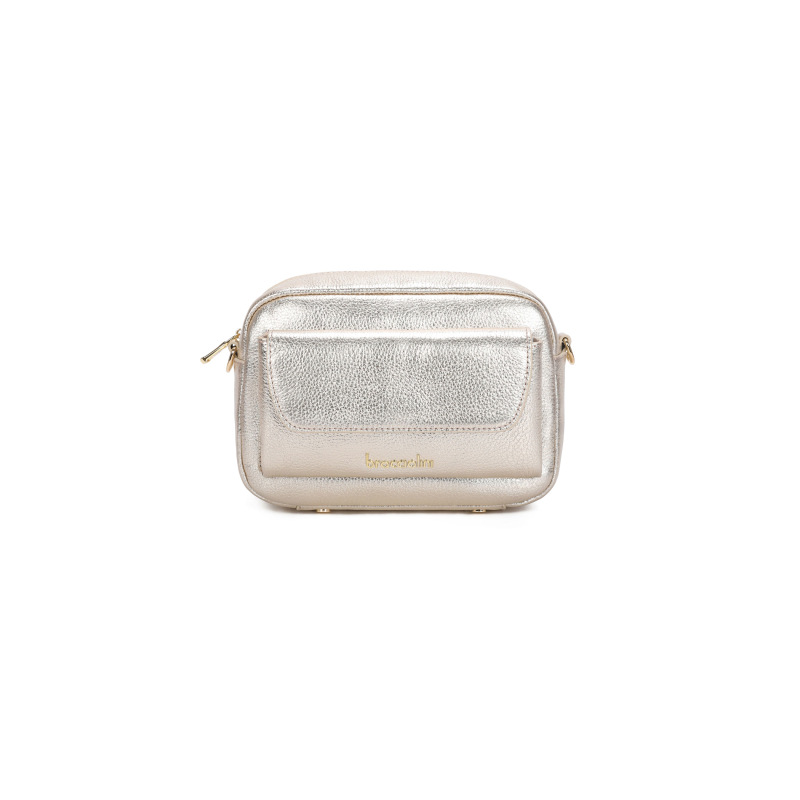 Braccialini Borsa a tracolla Jinny Leather - Platino