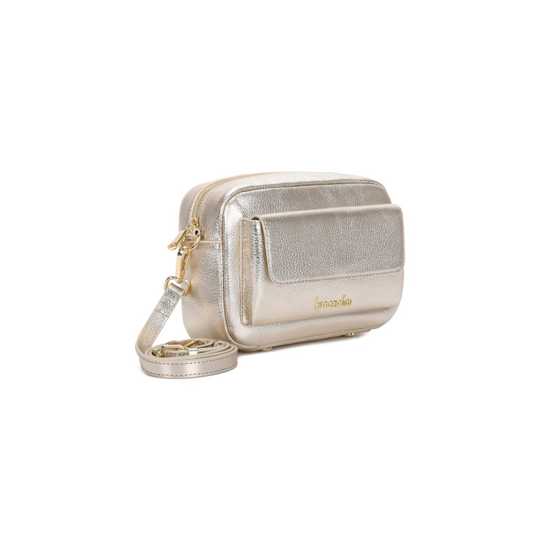 Braccialini Borsa a tracolla Jinny Leather - Platino - immagine 2