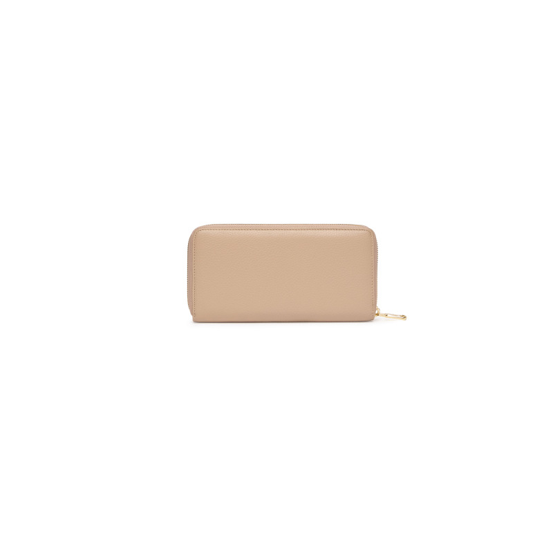 Braccialini Portafoglio in Pelle Zip Around Basic Beige Taupe - immagine 3