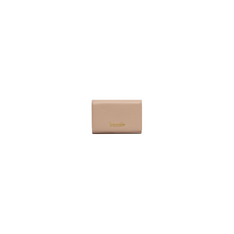 Braccialini Portafoglio Medio in Pelle Basic Beige Taupe