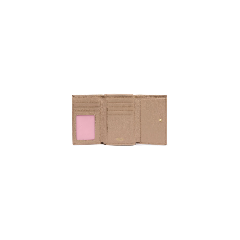 Braccialini Portafoglio Medio in Pelle Basic Beige Taupe - immagine 2