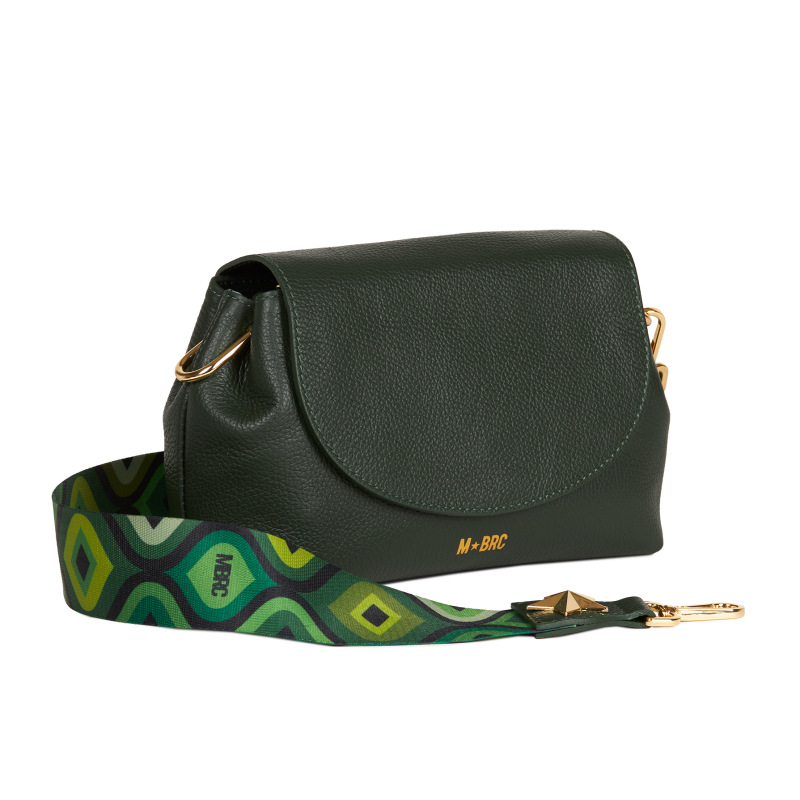 MBRC - Borsa Tracolla in Pelle Obona - Verde
