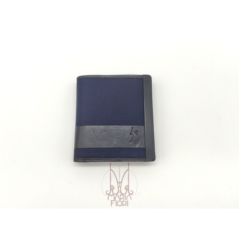 U.S. POLO Assn Portafoglio Mallet Picc. Vertical p.monete - Canvas Navy