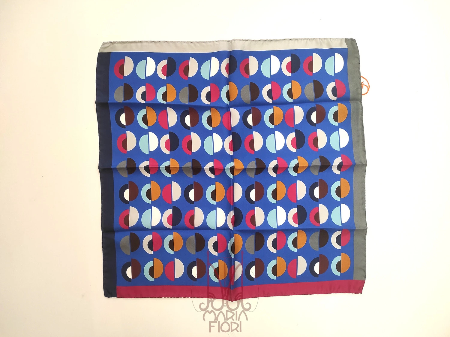 Barbieri Foulard Seta Twill 53x53 - Blue Multi