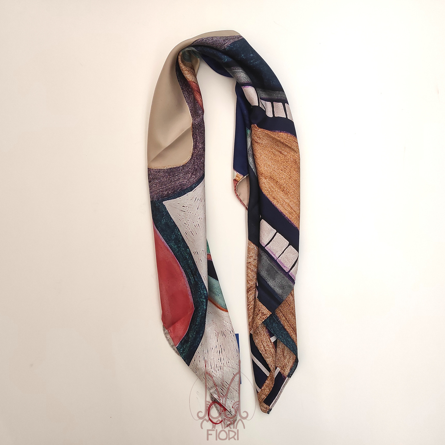 Barbieri Foulard Seta Twill 90x90 - Multicolor - immagine 2