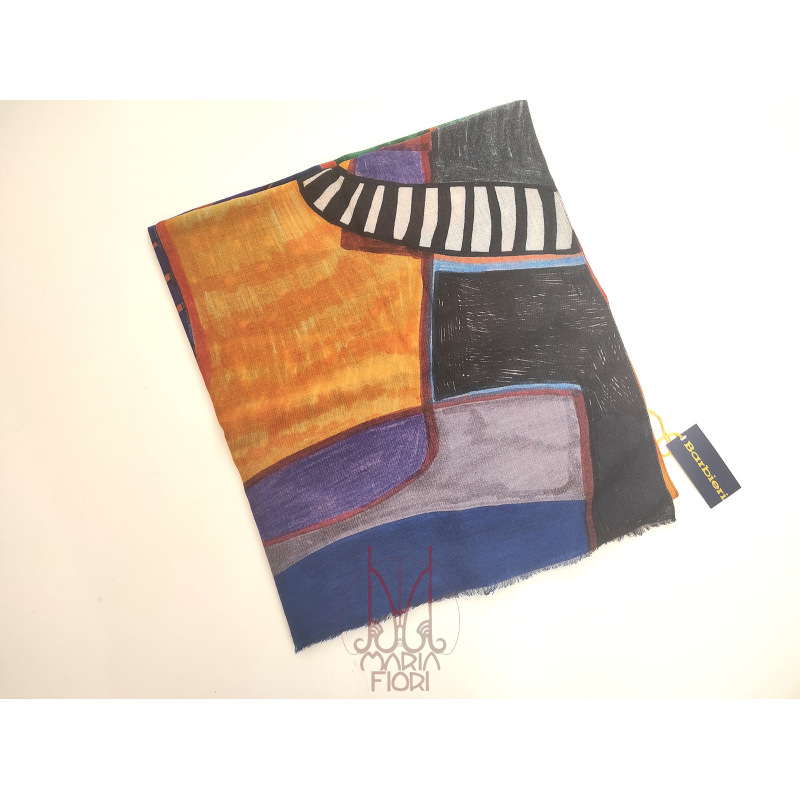 Barbieri - Stola Lana Twill 90x200 - Multicolor