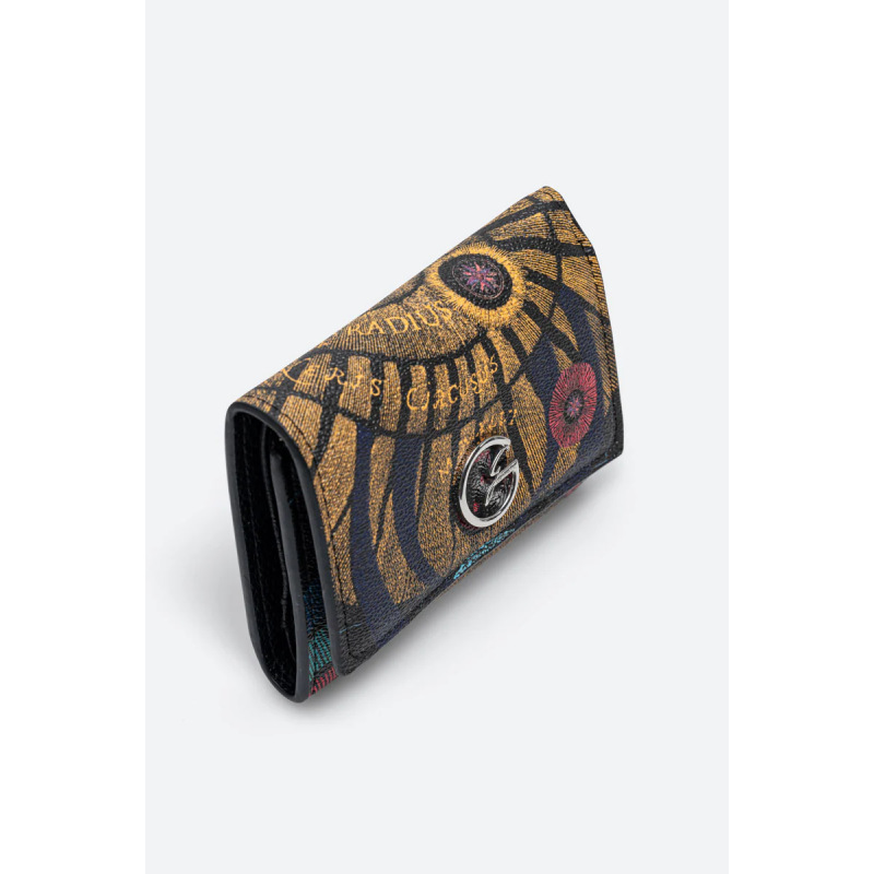 Gattinoni - Portafoglio medio con flap Planetarium Black - immagine 2