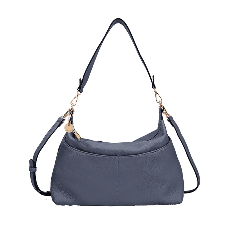 Diana&co Borsa a spalla Bormida - Blu Canna da Zucchero