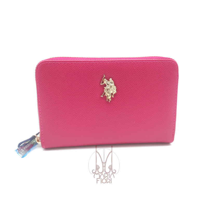 U.S. POLO Assn Portafoglio Zip M Jones Fucsia