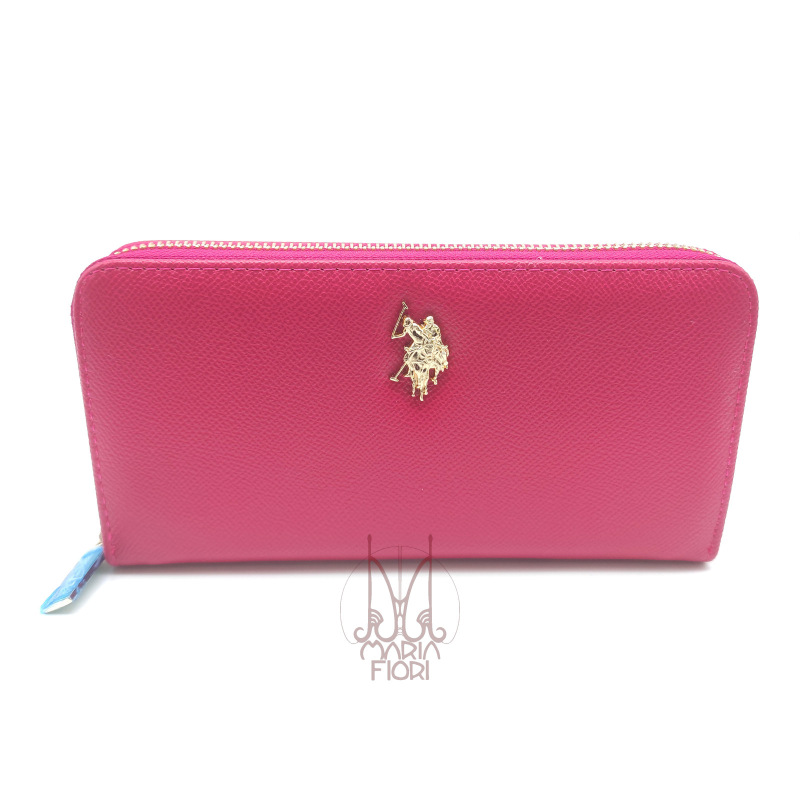 U.S. POLO Assn Portafoglio Zip L Jones Fucsia