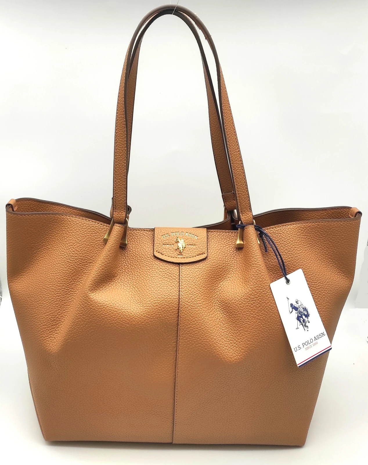 U.S. POLO Borsa Shopping Stewart L - Camel - immagine 2