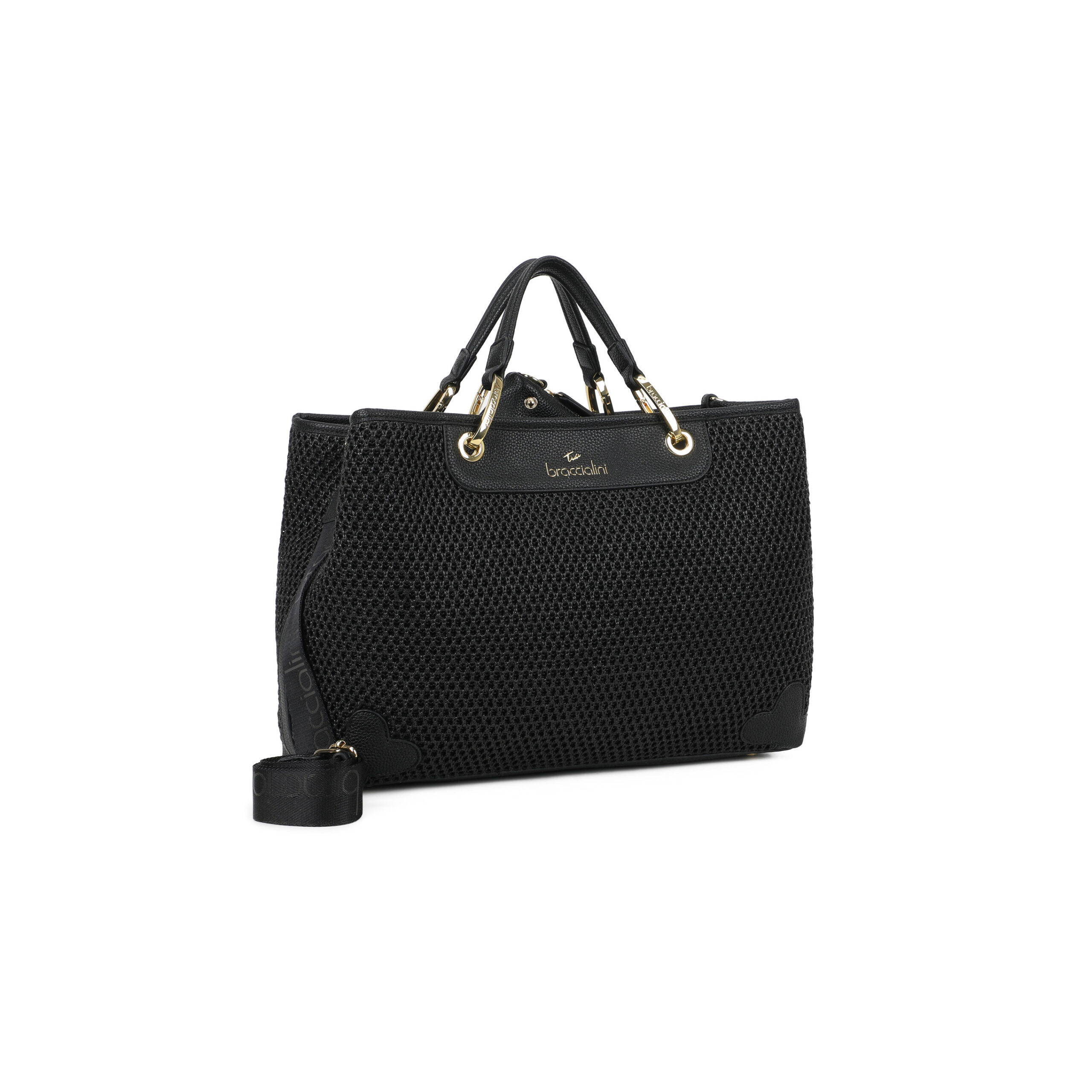 Braccialini Tua Borsa a mano L Beth Tricot - Nero - immagine 2