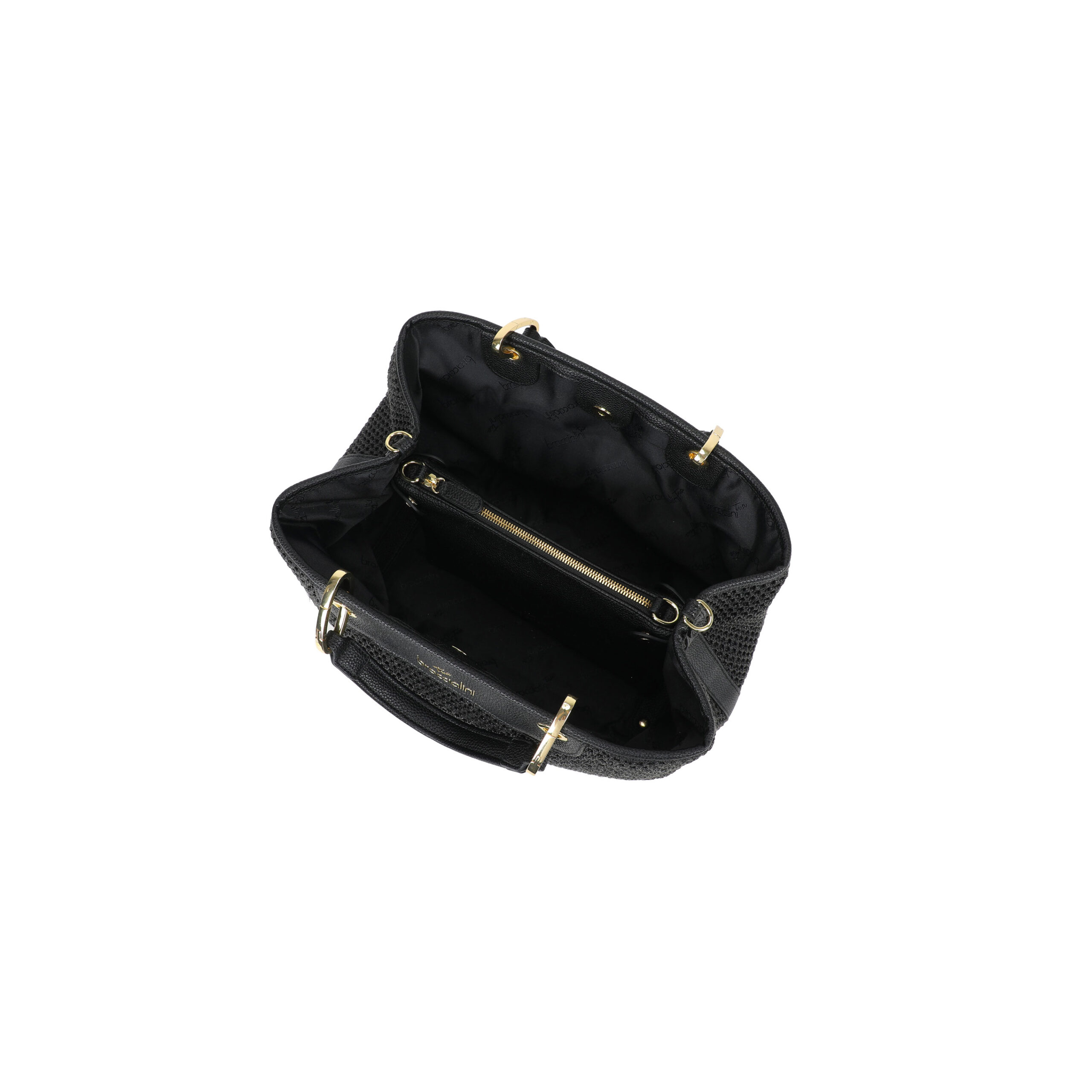 Braccialini Tua Borsa a mano L Beth Tricot - Nero - immagine 4