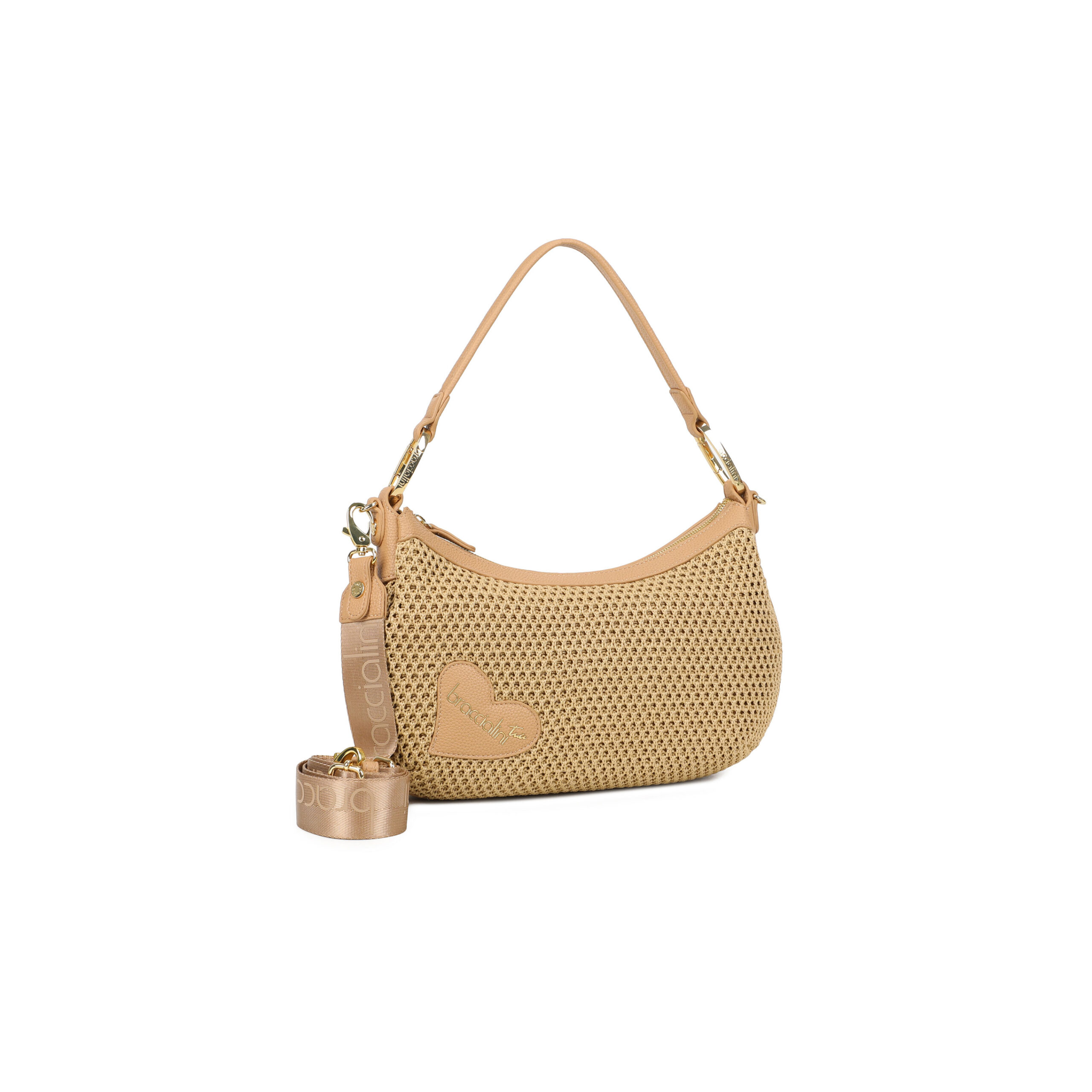 Braccialini Tua Borsa a spalla Beth Tricot - Biscotto - immagine 2