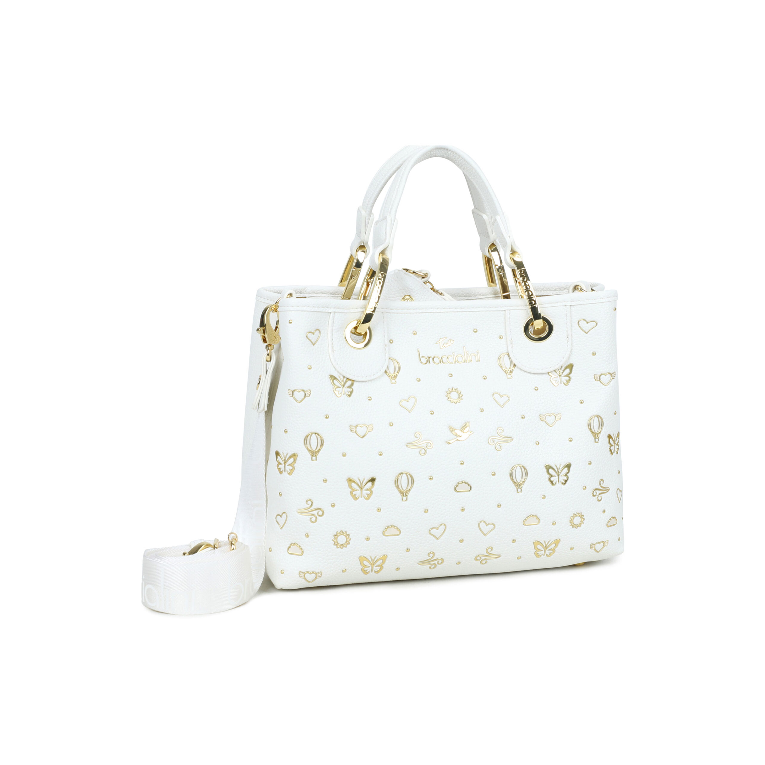 Braccialini Tua Borsa a mano Beth Strass - Bianco - immagine 2