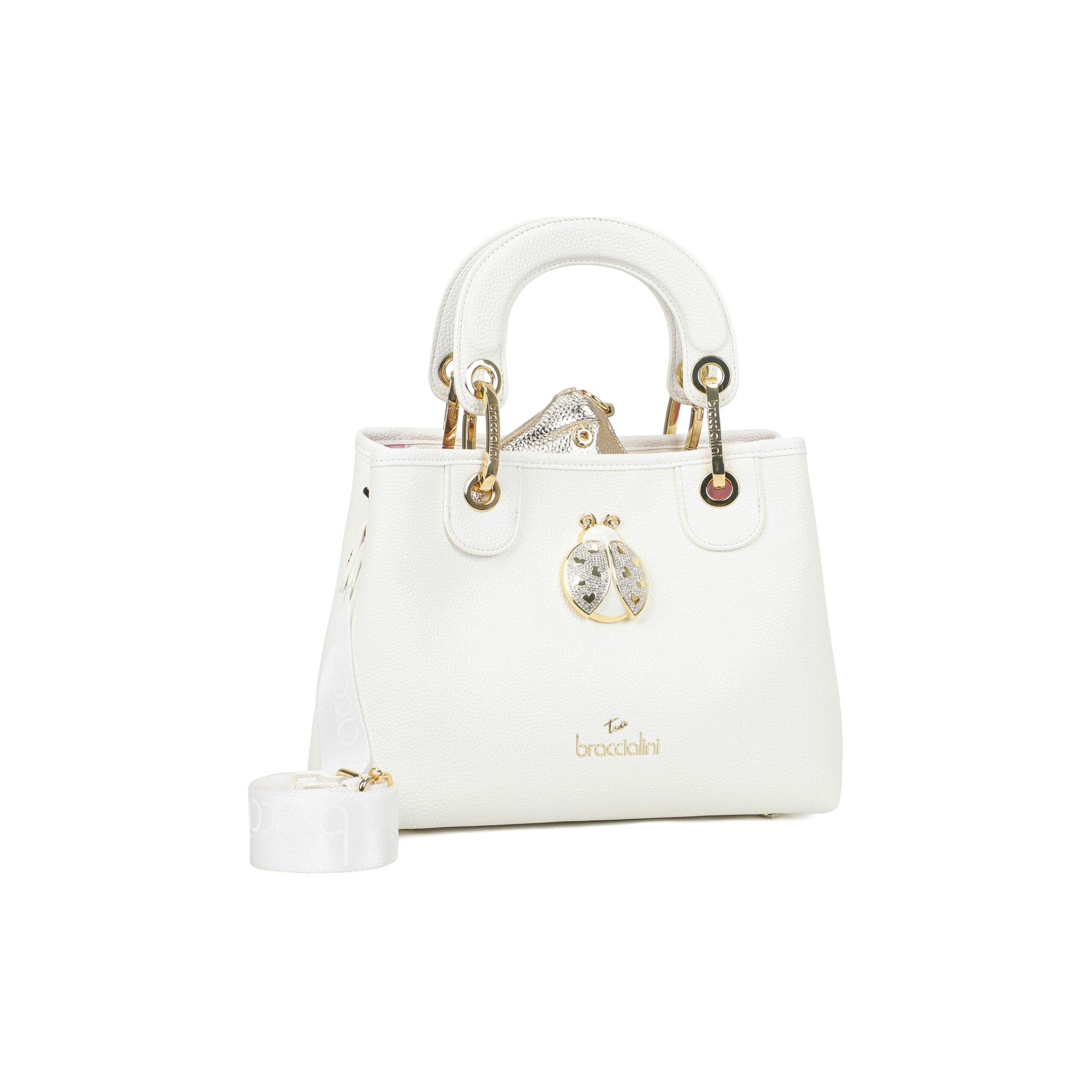 Braccialini Tua Borsa a mano Beth Jewels - Bianco - immagine 2