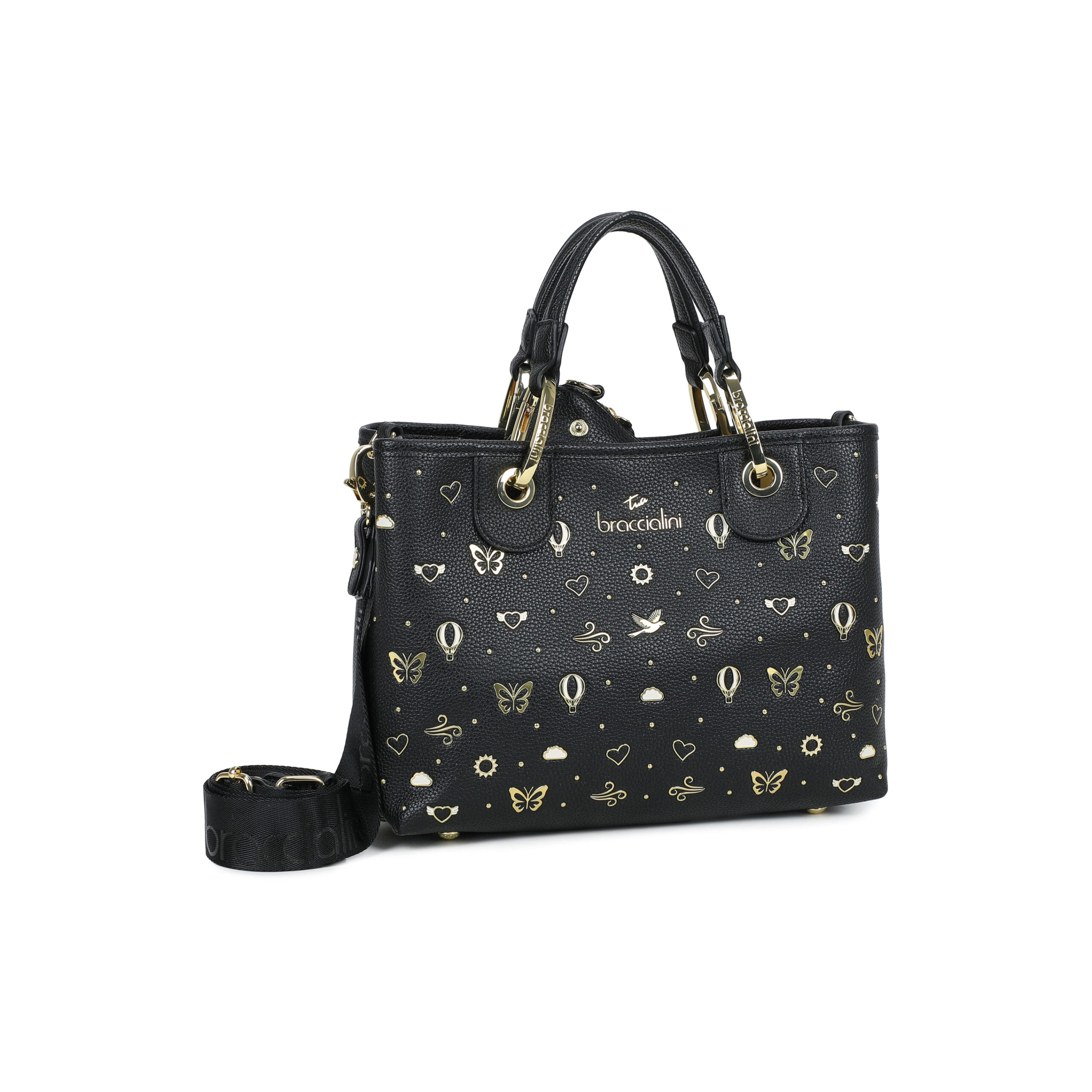 Braccialini Tua Borsa a mano Beth Strass - Nero - immagine 2