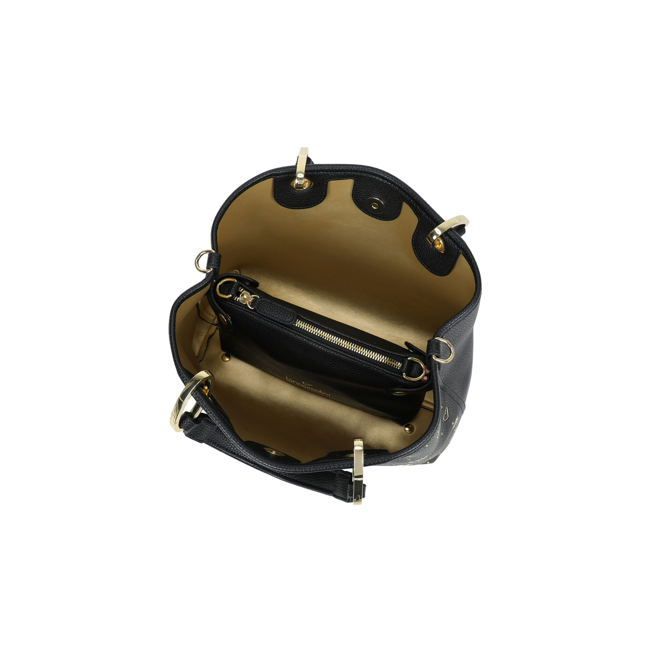 Braccialini Tua Borsa a mano Beth Strass - Nero - immagine 4