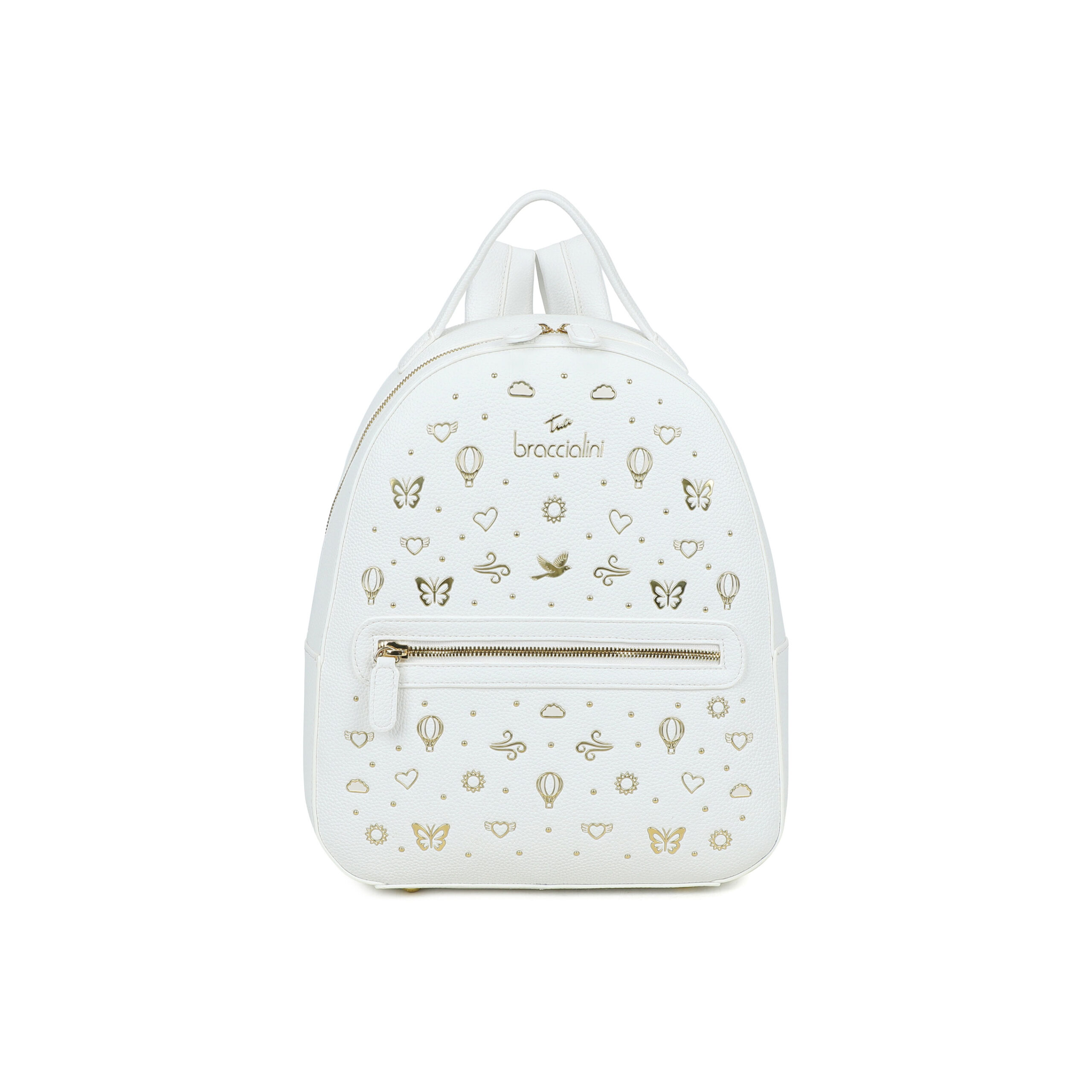 Braccialini Tua Zaino Beth Strass - Bianco