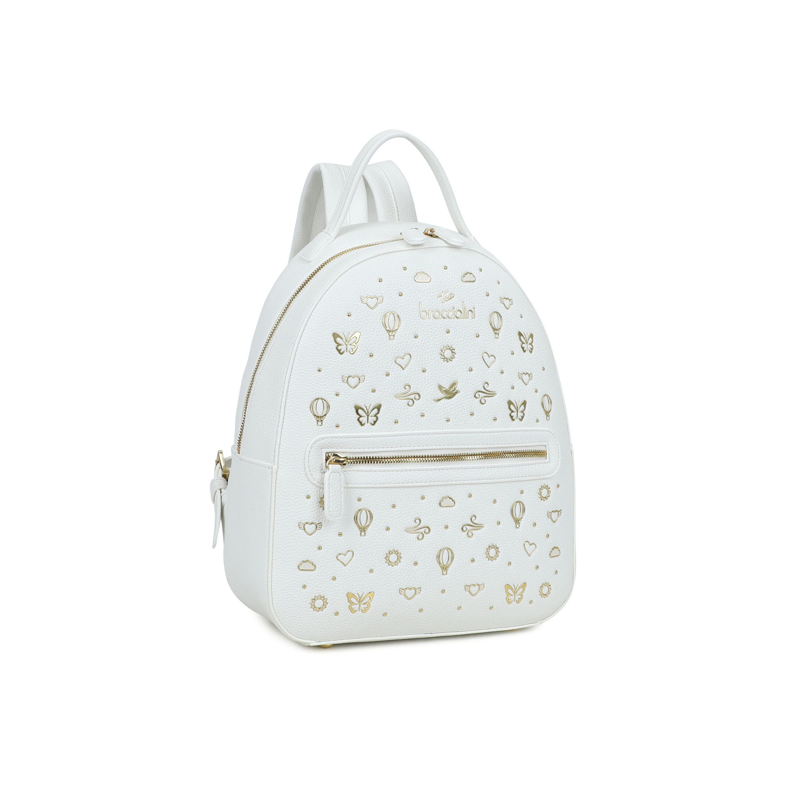 Braccialini Tua Zaino Beth Strass - Bianco - immagine 2