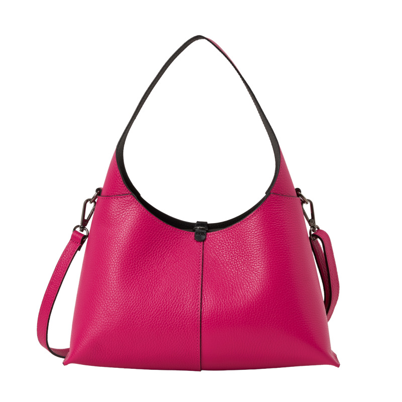 MBRC - Borsa a mano in Pelle Luna - Fuxia