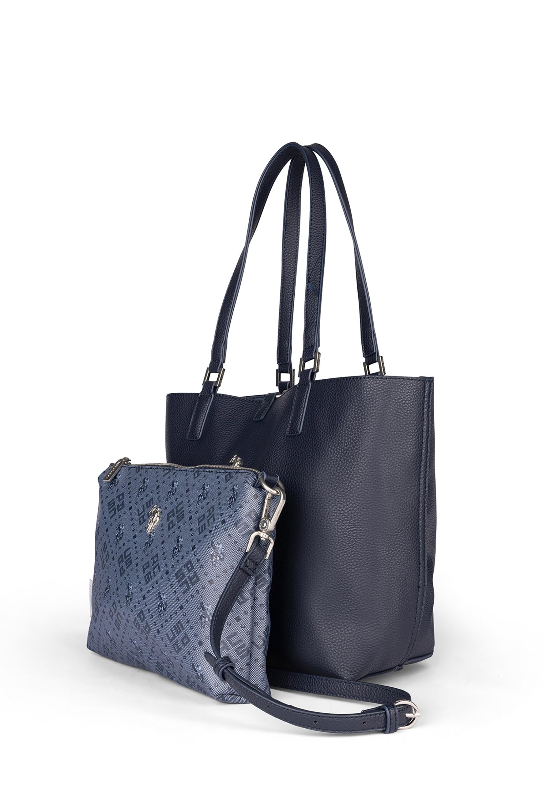 U.S. POLO Assn Borsa Shopping Malibu M Reversibile 3 in 1 - Navy Blu - immagine 3