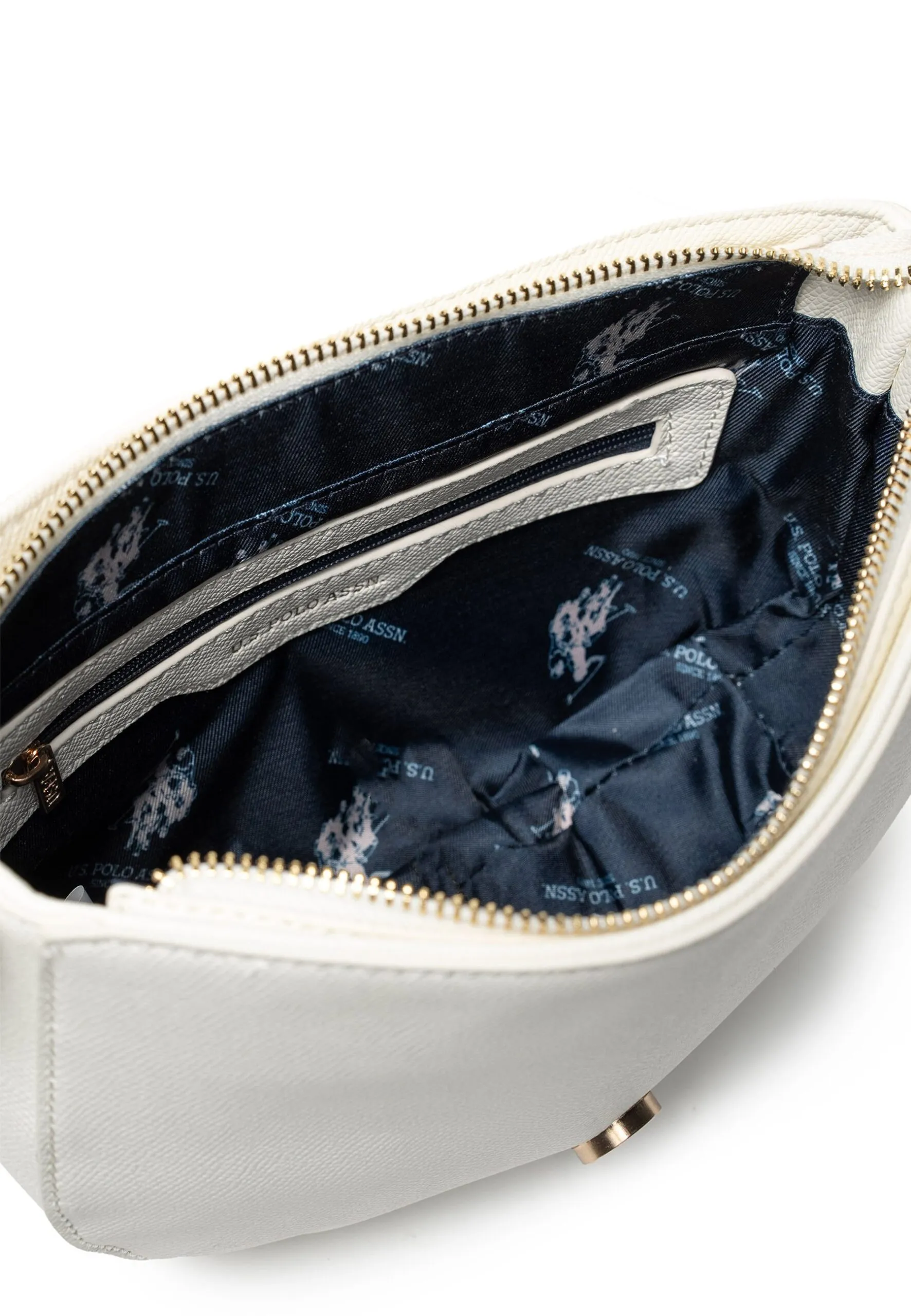 U.S. POLO Borsa a tracolla Jones Flap - Avorio - immagine 3