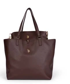 U.S. POLO Borsa Shopping Rogersville M Reversibile 3 in 1 - Horse + T.Moro - immagine 4